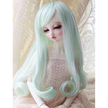Linfairy 8-9 inch BJD Wig for Dolls - Mint Color