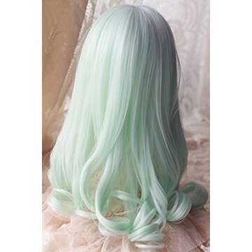 Linfairy 8-9 inch BJD Wig for Dolls - Mint Color