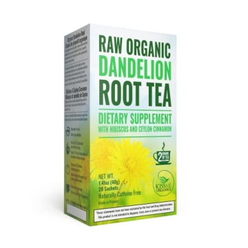 Organic Dandelion Root Tea Detox for Health and Wellness
