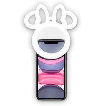 Disney Minnie Mouse Clip-On Selfie Ring Light for All Ages