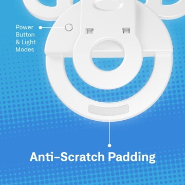 Disney Minnie Mouse Clip-On Selfie Ring Light for All Ages