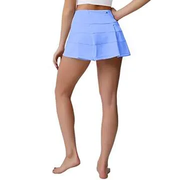 Husnainna Athletic Skirt with Pockets for Women