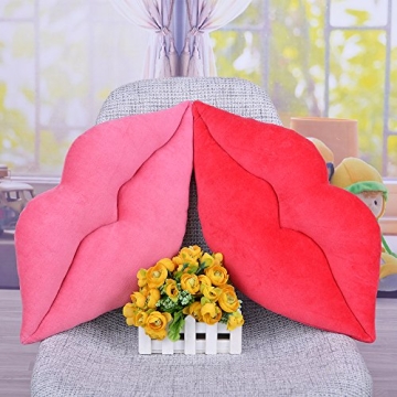 Stylish KINGROSE 3D Lip Throw Pillow - Cozy Home Decor
