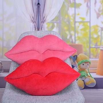 Stylish KINGROSE 3D Lip Throw Pillow - Cozy Home Decor
