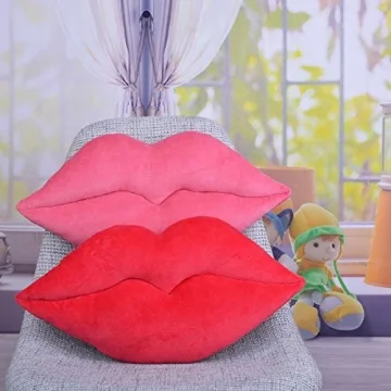 Stylish KINGROSE 3D Lip Throw Pillow - Cozy Home Decor