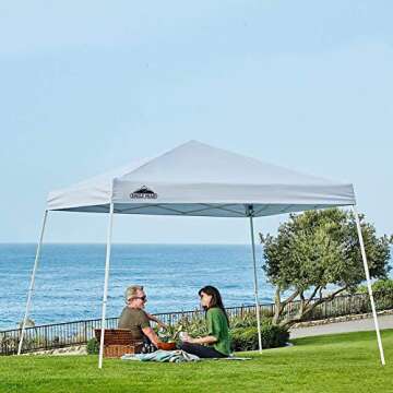 Eagle Peak 10x10 Instant Pop Up Canopy Tent for Outdoor Fun