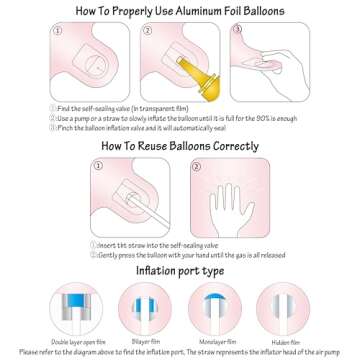 40 In Matte Pink Number Balloons Helium Foil Mylar Balloon Birthday Party banquet Decoration Digital 1