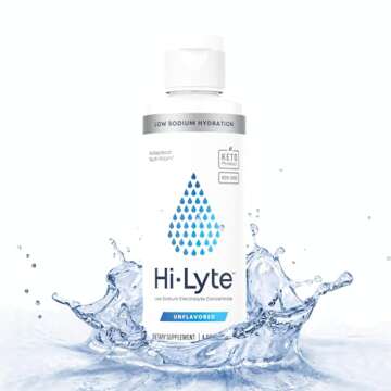 Hi-Lyte: Low Sodium Electrolyte Supplement for Peak Hydration, 48 Servings