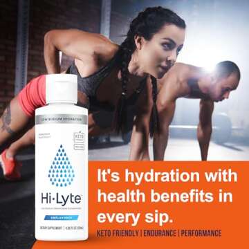 Hi-Lyte Low Sodium Electrolyte Supplement | 48 Servings | Hydration