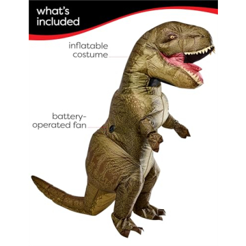 Jurassic World T-Rex Inflatable Costume for Adults