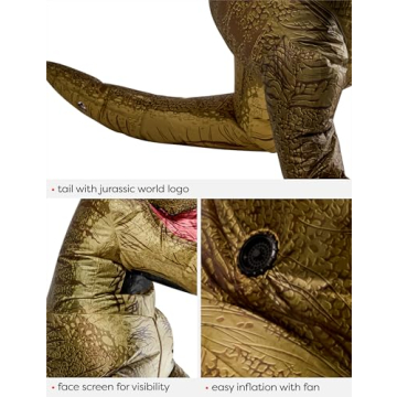 Jurassic World T-Rex Inflatable Costume for Adults