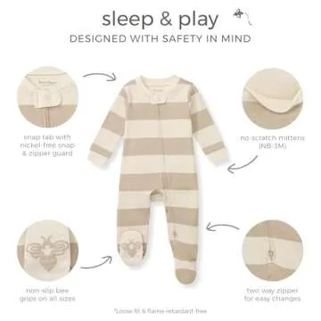 Burt's Bees Boys Organic Cotton Pajamas for Infants