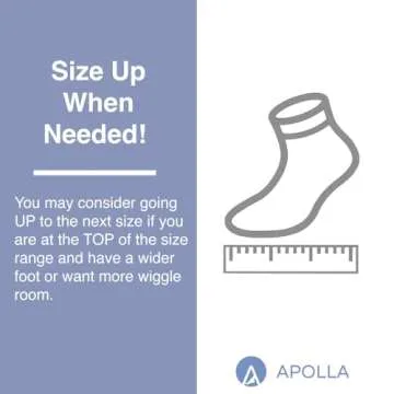Apolla The Joule Compression Barefoot Socks for Men and Women, 20-30 mmHg, As Seen on Shark Tank, Arch Support, 1 pair