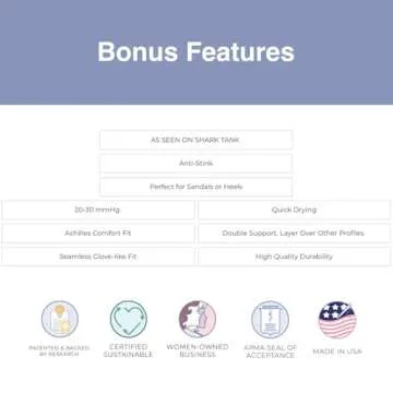 Apolla The Joule Compression Barefoot Socks for Men and Women, 20-30 mmHg, As Seen on Shark Tank, Arch Support, 1 pair