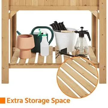 Yaheetech 36'' Hx25'' Wx37'' L Raised Garden Bed 8 Pocket Herbs Garden Planter Outdoor Horticulture Vegetables Standing Planters Boxes with Grow Grid