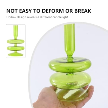 KESYOO Glass Taper Candle Holders for Home Decor