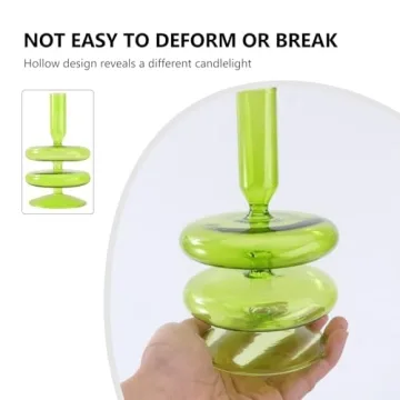 KESYOO Glass Taper Candle Holders for Home Decor