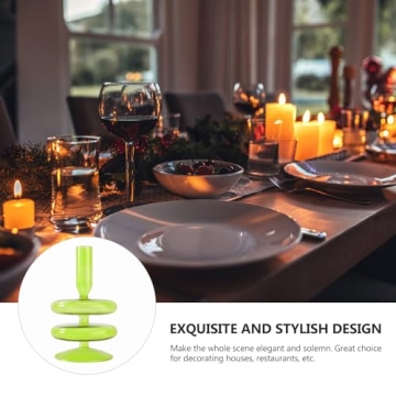 KESYOO Glass Taper Candle Holders for Home Decor