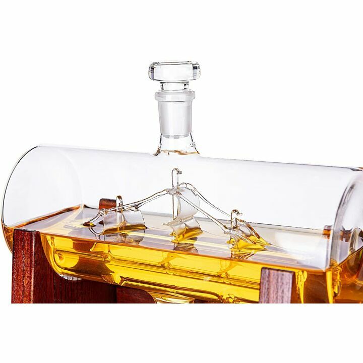 Jillmo Whiskey Decanter Set with Glasses - 1250ml