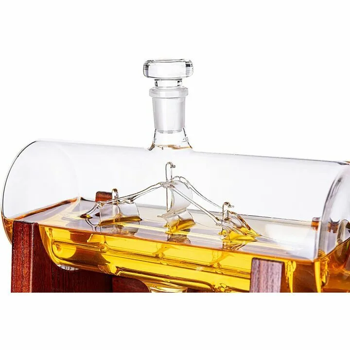 Jillmo Whiskey Decanter Set with Glasses - 1250ml