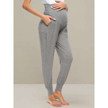 Liu & Qu Maternity Women's Casual Pants Stretchy Comfortable Lounge Pants