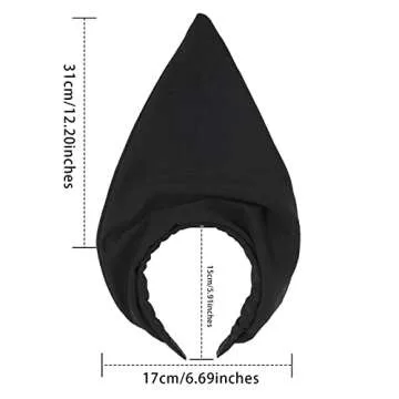 HAIMEIKANG Floral Headbands for Women Boho Hair Bandanas Scarf Triangle Kerchief Solid Color Hair Ba...