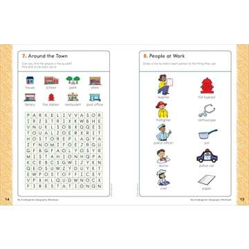 My Kindergarten Geography Workbook: 101 Games & Activities To Support Kindergarten Geography Skills ...