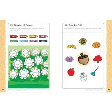 My Kindergarten Geography Workbook: 101 Games & Activities To Support Kindergarten Geography Skills (My Workbook)