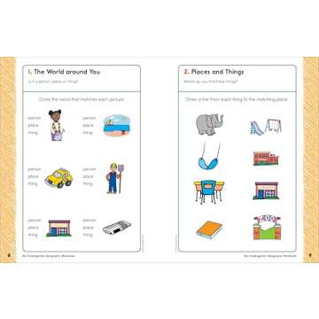 My Kindergarten Geography Workbook: 101 Games & Activities To Support Kindergarten Geography Skills (My Workbook)