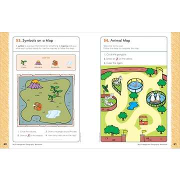 My Kindergarten Geography Workbook: 101 Games & Activities To Support Kindergarten Geography Skills (My Workbook)