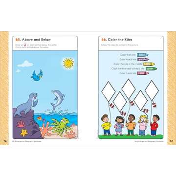 My Kindergarten Geography Workbook: 101 Games & Activities To Support Kindergarten Geography Skills (My Workbook)