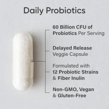 Sports Research Daily Probiotics 60 Billion CFU for Gut Health