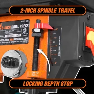 WEN 4206T Compact & Powerful Drill Press for DIY