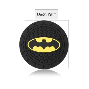 Stylish Bat Man Car Cup Holder Coasters for Marvel Fans