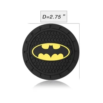 Stylish Bat Man Car Cup Holder Coasters for Marvel Fans