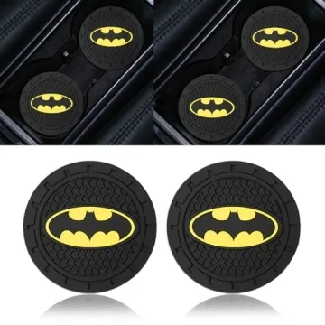 Stylish Bat Man Car Cup Holder Coasters for Marvel Fans