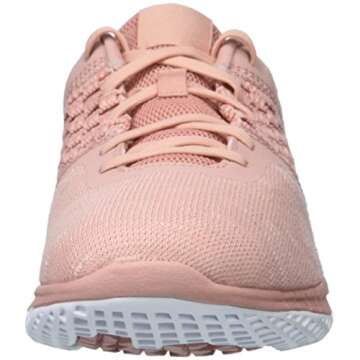Reebok Women's Print Run DIST Sneaker, Chalk Pink/Porcelain, 8.5 M US