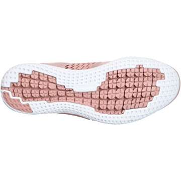 Reebok Women's Print Run DIST Sneaker, Chalk Pink/Porcelain, 8.5 M US