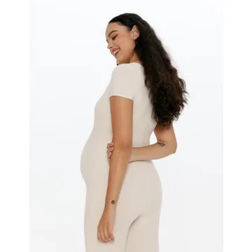 Stylish POSHDIVAH Maternity Jumpsuit for Moms-to-Be