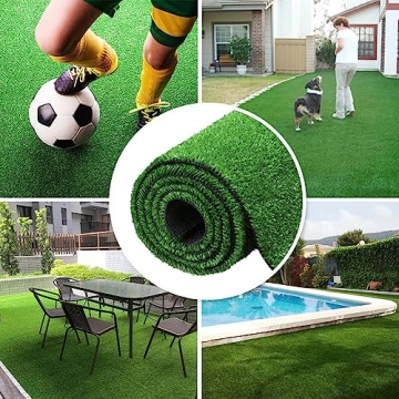 Goasis Lawn Artificial Grass 5 FT x 8 FT for Outdoor Use