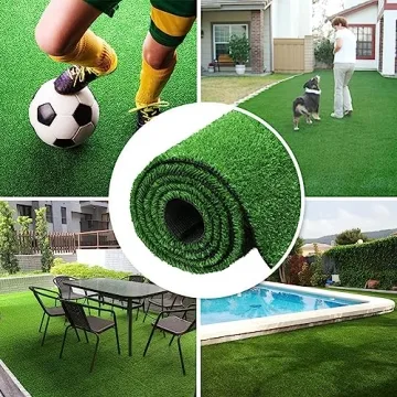 Goasis Lawn Artificial Grass 5 FT x 8 FT for Outdoor Use