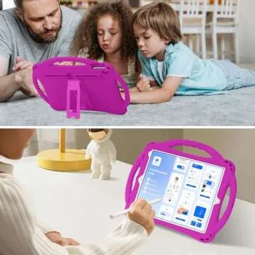 Adocham Kids iPad Case 9th/8th/7th Generation Lite Silicone