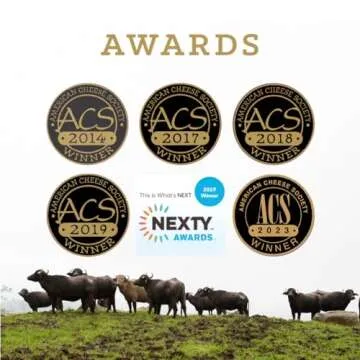 Annabella Water Buffalo Yogurt, A2 Milk, Grass Fed More Protein and Calcium, 50% Less Cholesterol and Lactose, Gluten Free, Small Batch, Mix in Smoothies, 6 Ounce, Pack of 6, Plain