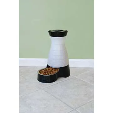 PetSafe Healthy Pet Food Station - Medium, 4 lb Kibble Capacity - Gravity Pet Feeder Dry Food Dispen...