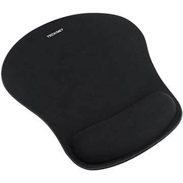 TECKNET Mouse Pad with Wrist Support for Comfort