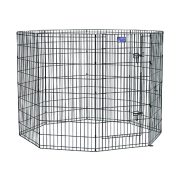 MidWest Homes for Pets Foldable Dog Exercise Pen, 24"W x 48"H for Safe Pet Play