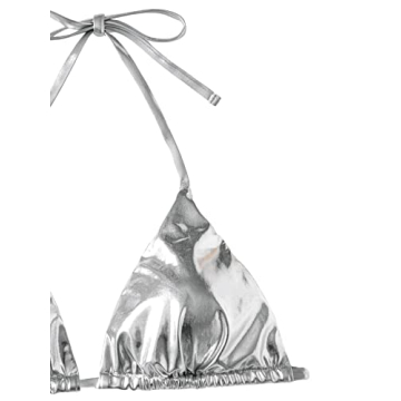 Stylish SweatyRocks Metallic Bikini for Beach Fun