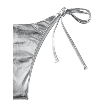 Stylish SweatyRocks Metallic Bikini for Beach Fun