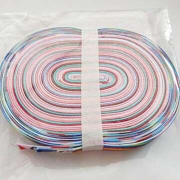 Chenkou Craft 20Yards Sweet Heart Flower Dot Ladybug Cake Bird Anchor Butterfly Grosgrain Ribbon Assorted Color (3/8" (10mm) Grosgrain Ribbons)