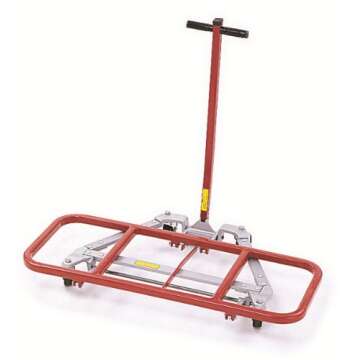 Raymond Original Mighty King Steel Desk Lift, Hard Rubber Wheels, 600 lbs Load Capacity, 9-3/4" Heig...